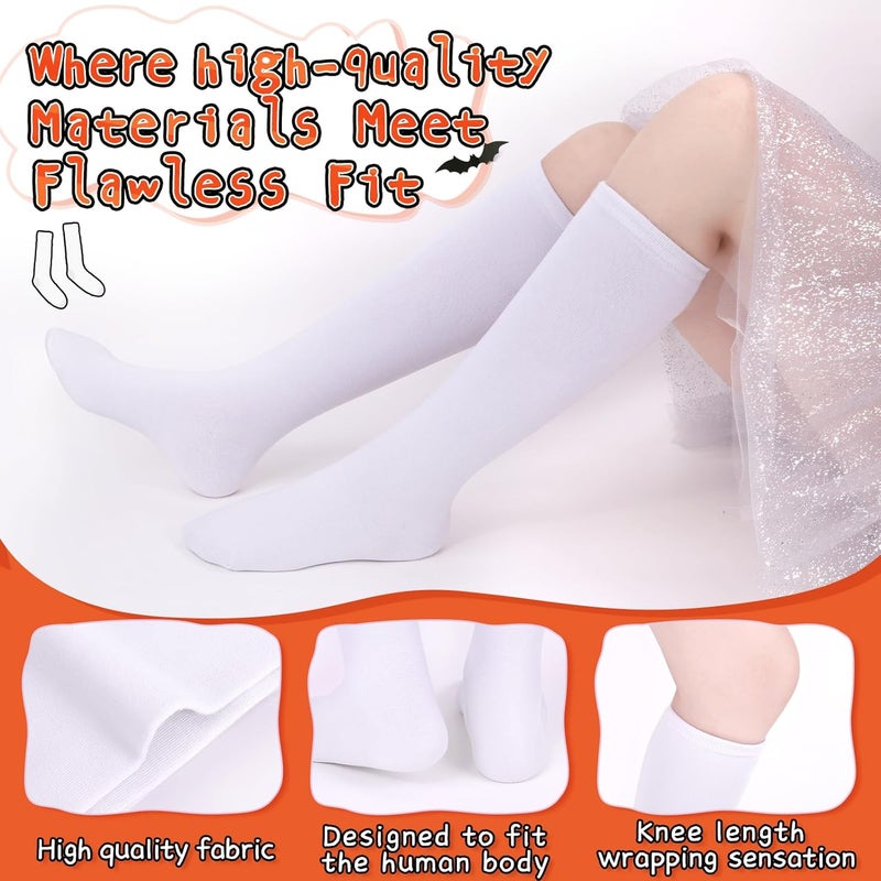 Lainlight Store Knee High Socks for Women Casual Tube Knee Socks Elasticity Long Stockings Halloween Accessories - Image 4